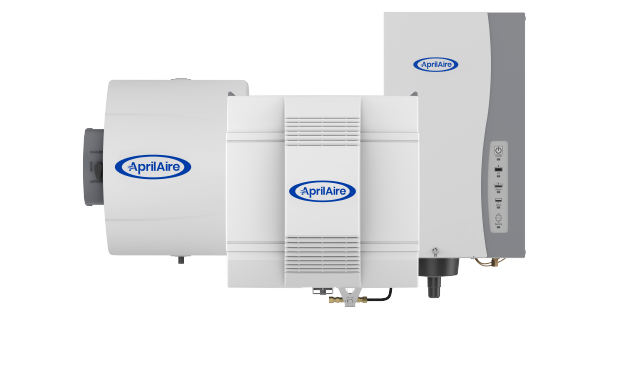 Aprilaire humidifier hap landing page product front view photo